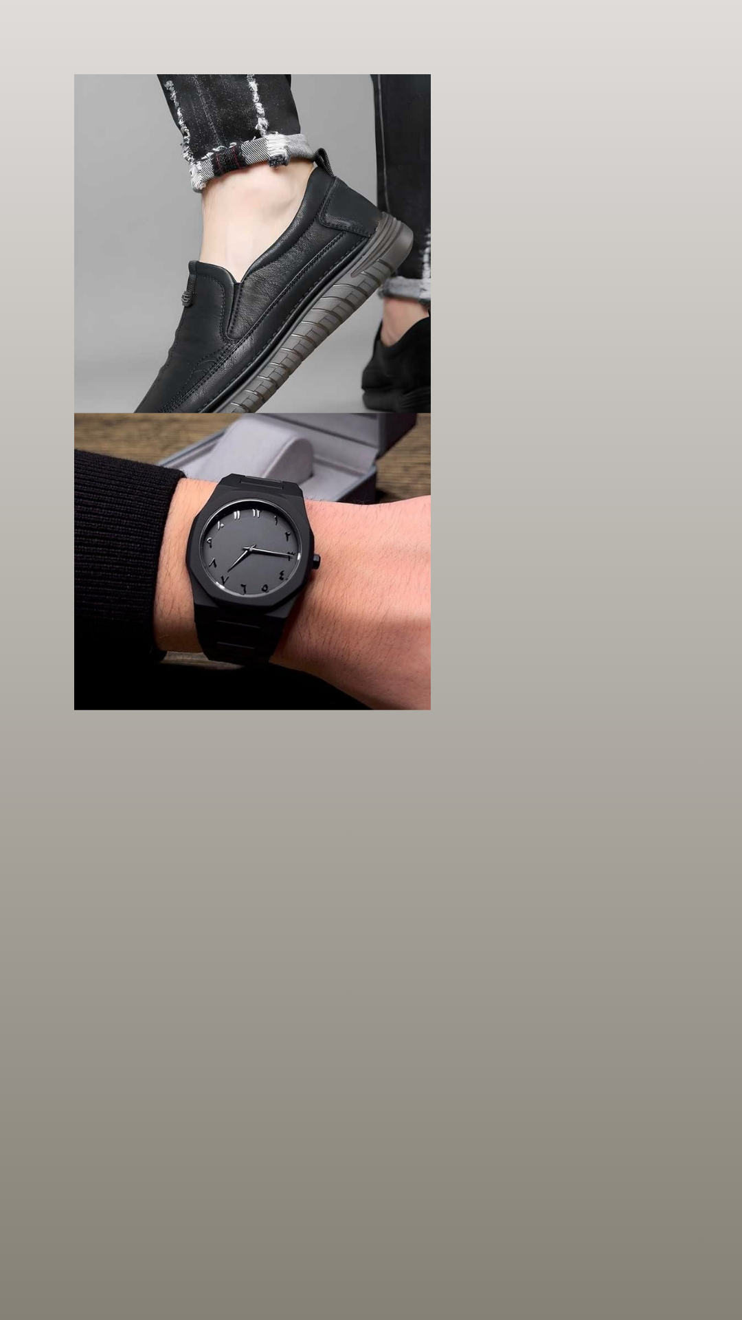 Arabic Dial Polycarbonate Analog Watch